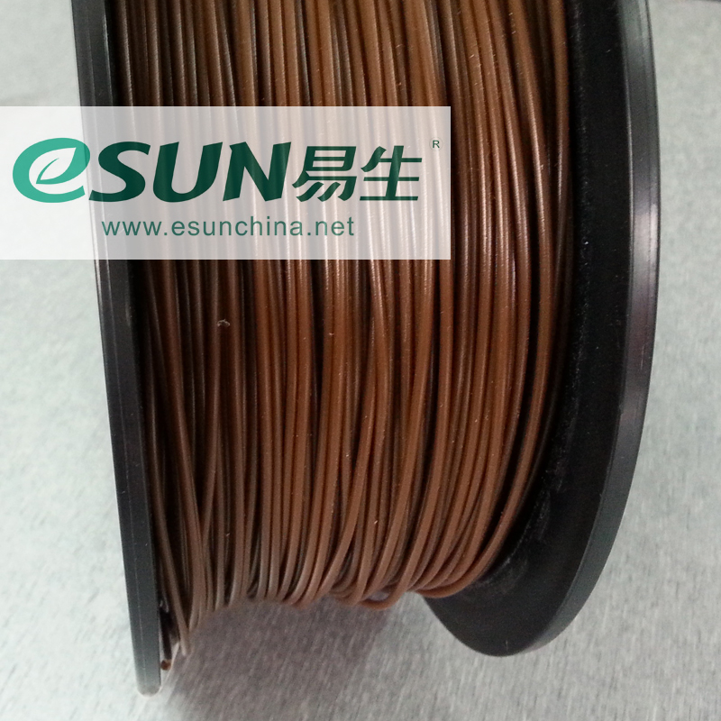 Фото нить для 3D-принтера eSUN 3D FILAMENT PLA BROWN(CHOCOLATE) 3.00 мм