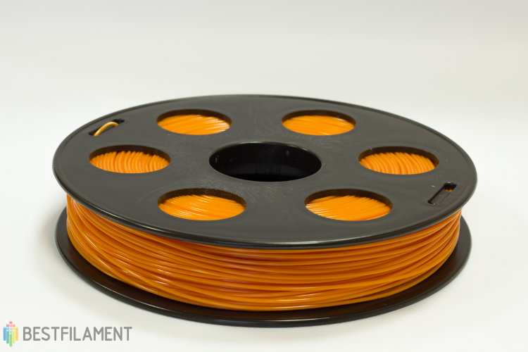 Фото нить для 3D-принтера Оранжевый ABS пластик Bestfilament 0.5 кг, 1.75 мм