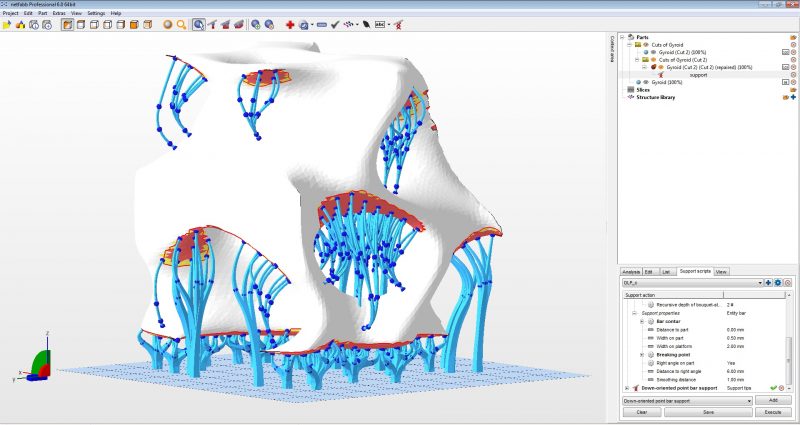 Фото ПО для печати Netfabb Support Structures_1
