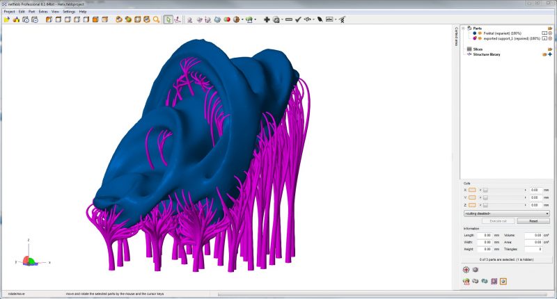 Фото ПО для печати Netfabb Support Structures_3