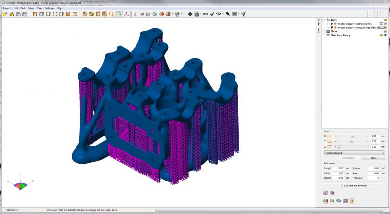 Фото ПО для печати Netfabb Support Structures_4
