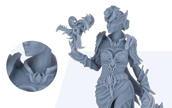 Изображение модели, напечатанной фотополимерной смолой Anycubic Water-Wash Resin+ (3)
