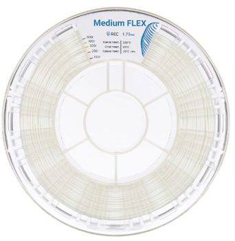 Фото Medium Flex пластика REC 1.75 мм белый 1